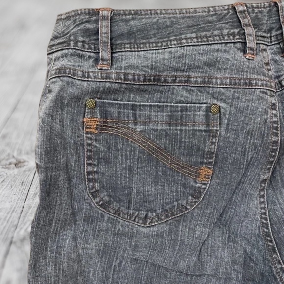 TRIBAL Vintage Bootcut Stretch Denim Jeans Distressed Vintage Wash Size 10 NWOT - Picture 5 of 8